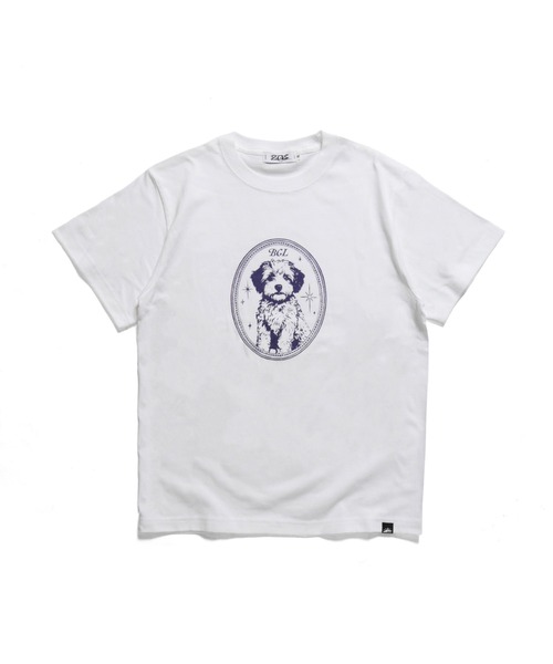 BGL(ビージーエル)の「【ZOZO限定!】DOG GRAPHIC TEE / 犬柄 / トイプードル / プリント / 韓国ストリート 半袖Tシャツ(Tシャツ/カットソー・レディース・ブルー/ホワイト/ブラック/レッド・XS/M/S)」の12枚目の写真