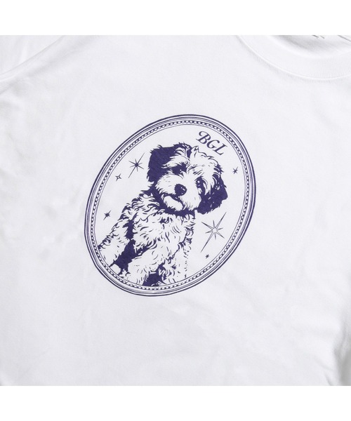 BGL(ビージーエル)の「【ZOZO限定!】DOG GRAPHIC TEE / 犬柄 / トイプードル / プリント / 韓国ストリート 半袖Tシャツ(Tシャツ/カットソー・レディース・ブルー/ホワイト/ブラック/レッド・XS/M/S)」の13枚目の写真