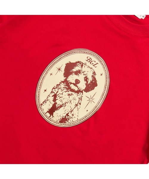BGL(ビージーエル)の「【ZOZO限定!】DOG GRAPHIC TEE / 犬柄 / トイプードル / プリント / 韓国ストリート 半袖Tシャツ(Tシャツ/カットソー・レディース・ブルー/ホワイト/ブラック/レッド・XS/M/S)」の22枚目の写真