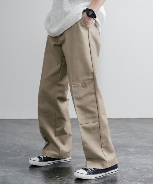 Dickies（ディッキーズ）の「DICKIES ディッキーズ Double Knee 85283 8.5オンスヘビーウェイトツイル ダブルニーワークパンツ（チノパンツ・メンズ・カーキ/ブラック・28/30/32/34/36）」の2枚目の写真