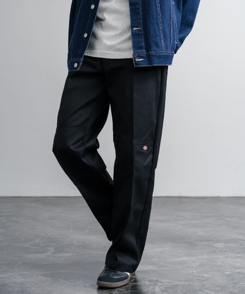 Dickies（ディッキーズ）の「DICKIES ディッキーズ Double Knee 85283 8.5オンスヘビーウェイトツイル ダブルニーワークパンツ（チノパンツ・メンズ・カーキ/ブラック・28/30/32/34/36）」の4枚目の写真