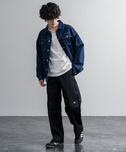 Dickies（ディッキーズ）の「DICKIES ディッキーズ Double Knee 85283 8.5オンスヘビーウェイトツイル ダブルニーワークパンツ（チノパンツ・メンズ・カーキ/ブラック・28/30/32/34/36）」の7枚目の写真