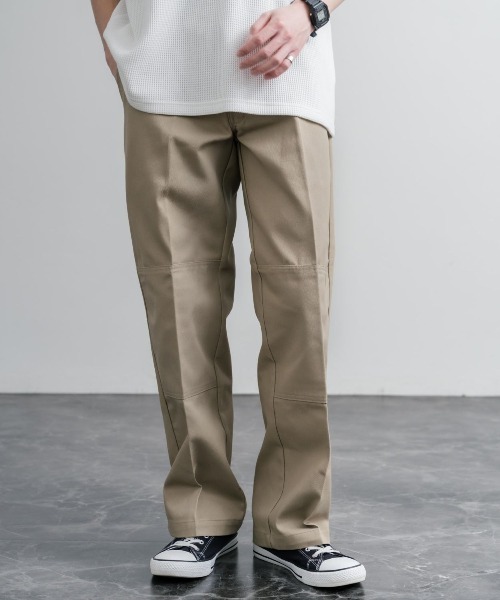 Dickies（ディッキーズ）の「DICKIES ディッキーズ Double Knee 85283 8.5オンスヘビーウェイトツイル ダブルニーワークパンツ（チノパンツ・メンズ・カーキ/ブラック・28/30/32/34/36）」の10枚目の写真