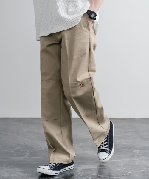 Dickies（ディッキーズ）の「DICKIES ディッキーズ Double Knee 85283 8.5オンスヘビーウェイトツイル ダブルニーワークパンツ（チノパンツ・メンズ・カーキ/ブラック・28/30/32/34/36）」の11枚目の写真