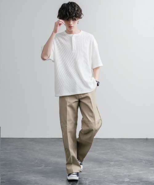 Dickies（ディッキーズ）の「DICKIES ディッキーズ Double Knee 85283 8.5オンスヘビーウェイトツイル ダブルニーワークパンツ（チノパンツ・メンズ・カーキ/ブラック・28/30/32/34/36）」の16枚目の写真