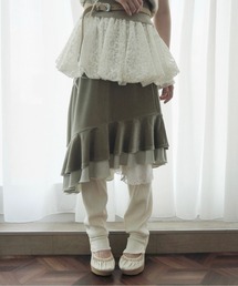 musubore | frill velours midi skirt / ベロアフリルミディスカート(スカート)
