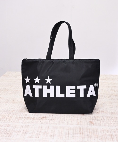 ATHLETA(アスレタ)の「≪ATHLETA≫夏のまとめ持ちもスマートに!冷気を逃がしにくい保冷仕様と、荷物をまとめやすい横長シルエットが魅力のしっかり入る大容量保冷トートバッグLサイズ(トートバッグ・レディース・イエロー/グリーン/ブルー/ブラック・L)」の8枚目の写真