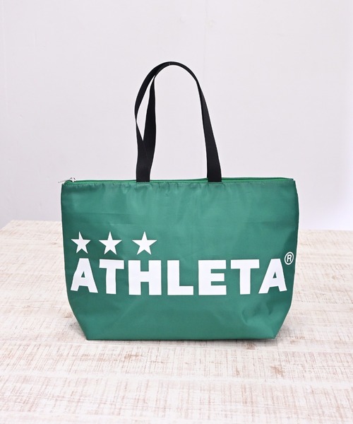 ATHLETA(アスレタ)の「≪ATHLETA≫夏のまとめ持ちもスマートに!冷気を逃がしにくい保冷仕様と、荷物をまとめやすい横長シルエットが魅力のしっかり入る大容量保冷トートバッグLサイズ(トートバッグ・レディース・イエロー/グリーン/ブルー/ブラック・L)」の9枚目の写真