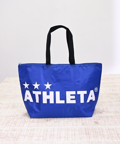 ATHLETA(アスレタ)の「≪ATHLETA≫夏のまとめ持ちもスマートに!冷気を逃がしにくい保冷仕様と、荷物をまとめやすい横長シルエットが魅力のしっかり入る大容量保冷トートバッグLサイズ(トートバッグ・レディース・イエロー/グリーン/ブルー/ブラック・L)」の10枚目の写真