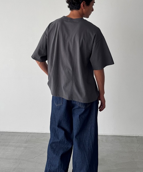 CANAL JEAN(キャナルジーン)の「Lakey Park LOSE Tシャツ(Tシャツ/カットソー・レディース・ベージュ/チャコールグレー・ONE SIZE)」の17枚目の写真