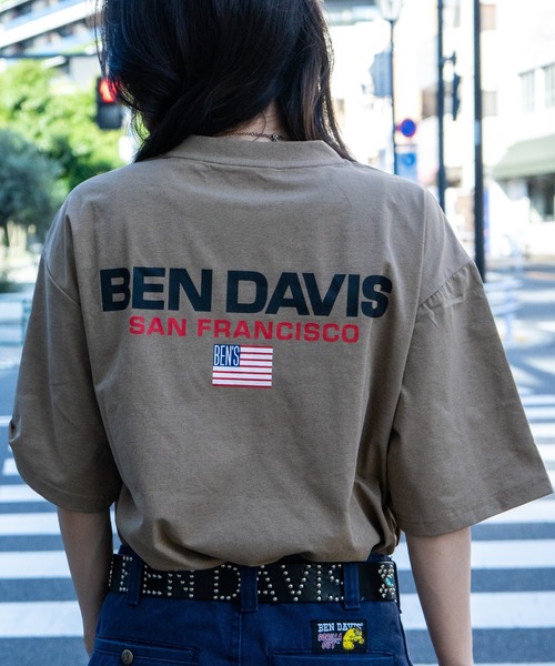 BEN DAVIS(ベンデイビス)の「【WEB限定】 BEN DAVIS UV PROTECT DRY TEE/吸水速乾 UVカット 消臭加工 イージーケア(Tシャツ/カットソー・メンズ・ベージュ/ブラック/ホワイト・MEDIUM/LARGE/X-LARGE)」の1枚目の写真