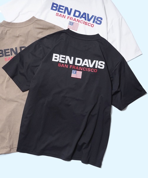 BEN DAVIS(ベンデイビス)の「【WEB限定】 BEN DAVIS UV PROTECT DRY TEE/吸水速乾 UVカット 消臭加工 イージーケア(Tシャツ/カットソー・メンズ・ベージュ/ブラック/ホワイト・MEDIUM/LARGE/X-LARGE)」の13枚目の写真