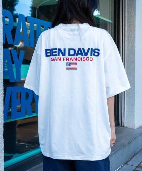 BEN DAVIS(ベンデイビス)の「【WEB限定】 BEN DAVIS UV PROTECT DRY TEE/吸水速乾 UVカット 消臭加工 イージーケア(Tシャツ/カットソー・メンズ・ベージュ/ブラック/ホワイト・MEDIUM/LARGE/X-LARGE)」の9枚目の写真