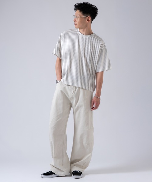 OXA(オグザ)の「ウォッシュドチノパンツ(チノパンツ・メンズ・ネイビー/ブラック/ホワイト・LARGE/MEDIUM)」の8枚目の写真