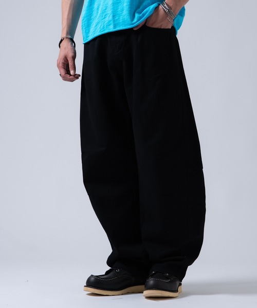 OXA(オグザ)の「ウォッシュドチノパンツ(チノパンツ・メンズ・ネイビー/ブラック/ホワイト・LARGE/MEDIUM)」の10枚目の写真