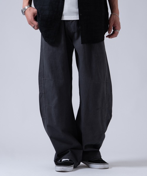 OXA(オグザ)の「ウォッシュドチノパンツ(チノパンツ・メンズ・ネイビー/ブラック/ホワイト・LARGE/MEDIUM)」の18枚目の写真