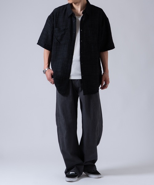 OXA(オグザ)の「ウォッシュドチノパンツ(チノパンツ・メンズ・ネイビー/ブラック/ホワイト・LARGE/MEDIUM)」の22枚目の写真