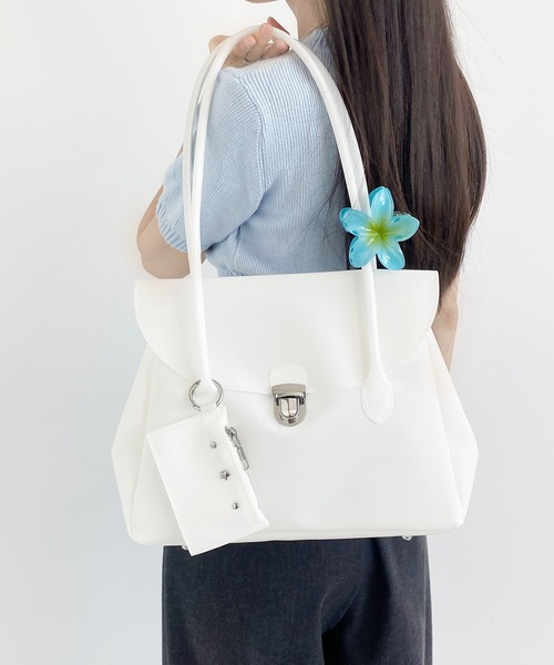 LA VORAGINE(ラ ヴォラジネ)の「ジェリーハンドバッグ(ハンドバッグ・レディース・White/PINK/ブルー/Yellow・FREE)」の2枚目の写真