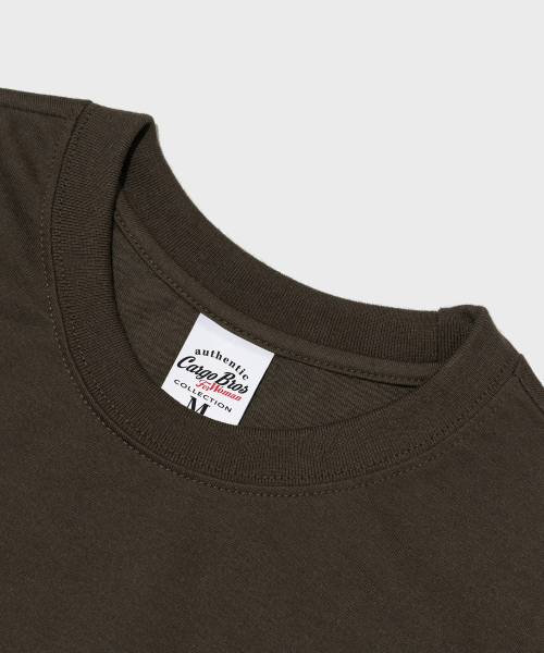 CARGOBROS FOR WOMAN（カーゴブロスフォーウィメン）の「ヴィンテージサークルロゴ半袖Tシャツ（カーキ）（Tシャツ/カットソー・レディース・その他・SMALL/MEDIUM/LARGE/X-LARGE/2XL）」の3枚目の写真