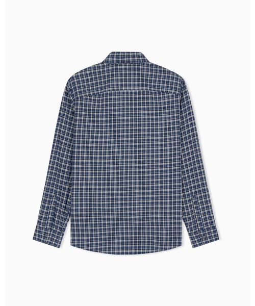 ARMANI EXCHANGE(アルマーニエクスチェンジ)の「【A|X アルマーニ エクスチェンジ】マイクロチェック レギュラーフィット シャツ/REGULAR(シャツ/ブラウス・メンズ・ブルー・LARGE)」の7枚目の写真