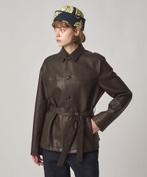 Steven Alan | <Steven Alan>レザー ライク ブルゾン(その他アウター)