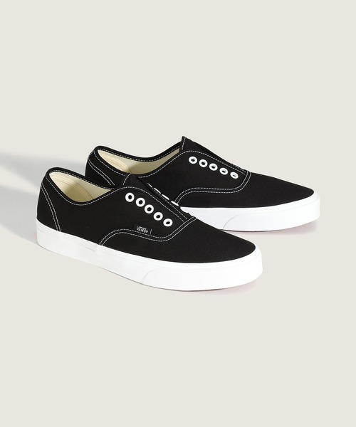 VANS(バンズ)の「オーセンティック ゴア / Authentic Gore BLACK/WHITE VN000VA9BA21(スリッポン・メンズ・ブラック・11/8/10/9/8.5/9.5/10.5/11.5/7.5)」の2枚目の写真