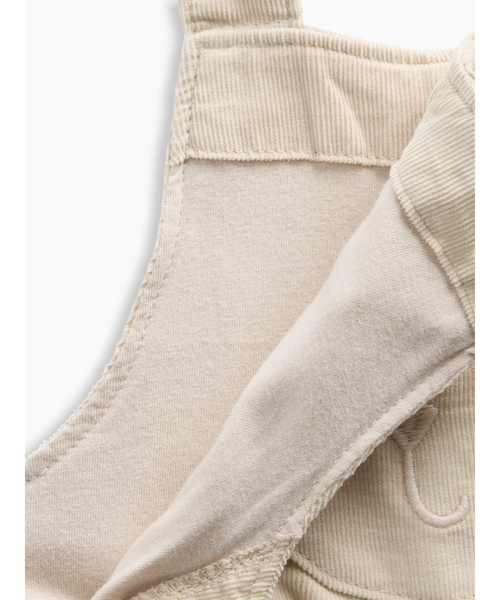 GAP(ギャップ)の「コーデュロイ くまさん ポケット オーバーオール (ベビー)(サロペット/オーバーオール・キッズ・ベージュ・80cm/90cm)」の3枚目の写真