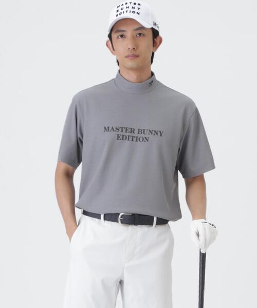 MASTER BUNNY EDITION(マスターバニーエディション)の「リブスタート半袖ハイネックカットソー(Tシャツ/カットソー・メンズ・グレー/ブラック/ホワイト・LARGE/MEDIUM/X-LARGE)」の1枚目の写真