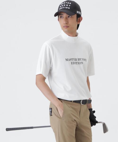 MASTER BUNNY EDITION(マスターバニーエディション)の「リブスタート半袖ハイネックカットソー(Tシャツ/カットソー・メンズ・グレー/ブラック/ホワイト・LARGE/MEDIUM/X-LARGE)」の2枚目の写真