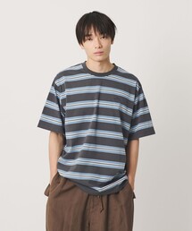 <NICE WEATHER>ボーダーショートスリーブ Tシャツ