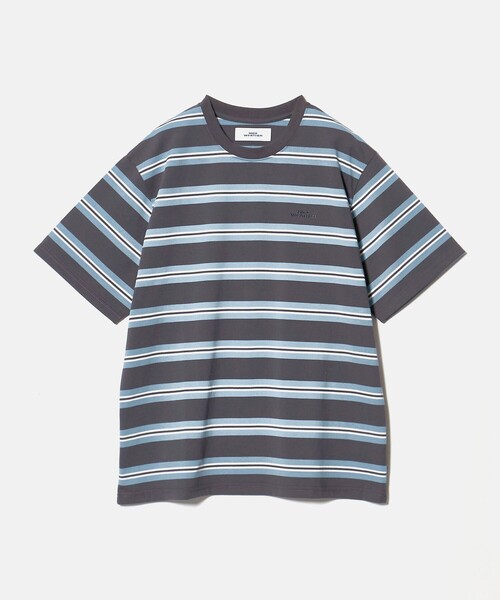 NICE WEATHER(ナイスウェザー)の「<NICE WEATHER>ボーダーショートスリーブ Tシャツ(Tシャツ/カットソー・メンズ・ネイビー/ダークグレー・M/XS/L/S)」の17枚目の写真