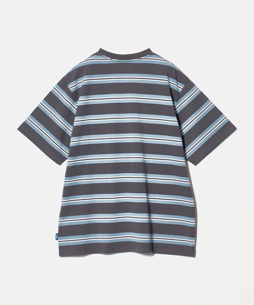 NICE WEATHER(ナイスウェザー)の「<NICE WEATHER>ボーダーショートスリーブ Tシャツ(Tシャツ/カットソー・メンズ・ネイビー/ダークグレー・M/XS/L/S)」の18枚目の写真