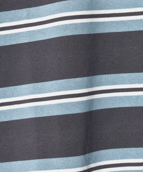 NICE WEATHER(ナイスウェザー)の「<NICE WEATHER>ボーダーショートスリーブ Tシャツ(Tシャツ/カットソー・メンズ・ネイビー/ダークグレー・M/XS/L/S)」の11枚目の写真