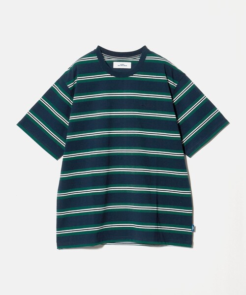 NICE WEATHER(ナイスウェザー)の「<NICE WEATHER>ボーダーショートスリーブ Tシャツ(Tシャツ/カットソー・メンズ・ネイビー/ダークグレー・M/XS/L/S)」の12枚目の写真