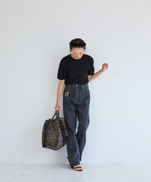 IENA ENFANT（イエナアンファン）の「シャーリングパフスリーブカットソー kids（Tシャツ/カットソー・キッズ・レッド/ホワイト/ブラック・SMALL/MEDIUM/X-LARGE/LARGE）」の19枚目の写真