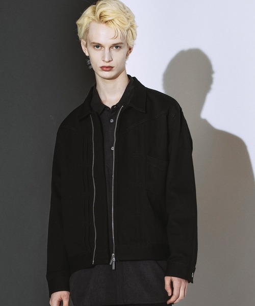 NO ID.(ノーアイディ)の「【NO ID.】Big Trucker Zip Blouson / ビッグ トラッカー ジップ ブルゾン(ブルゾン・メンズ・ホワイト/グレー/ブラック・ONE)」の15枚目の写真
