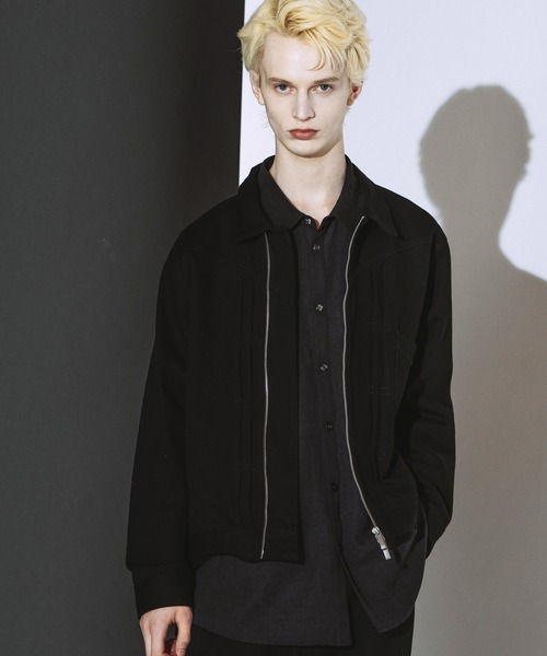 NO ID.(ノーアイディ)の「【NO ID.】Big Trucker Zip Blouson / ビッグ トラッカー ジップ ブルゾン(ブルゾン・メンズ・ホワイト/グレー/ブラック・ONE)」の16枚目の写真