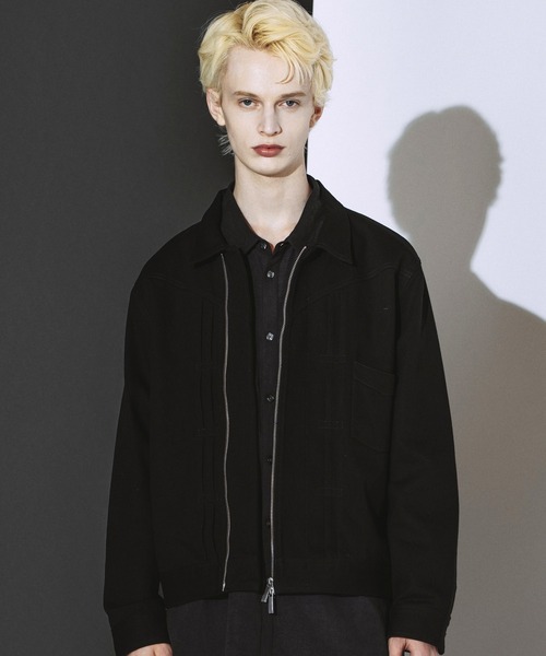 NO ID.(ノーアイディ)の「【NO ID.】Big Trucker Zip Blouson / ビッグ トラッカー ジップ ブルゾン(ブルゾン・メンズ・ホワイト/グレー/ブラック・ONE)」の18枚目の写真