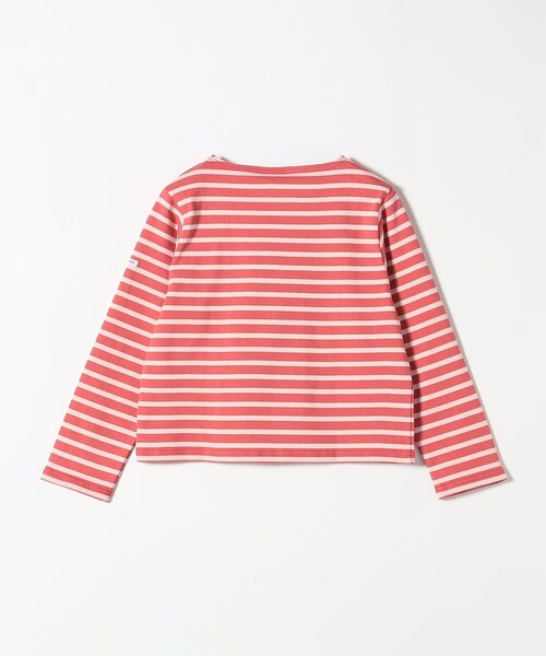 ORCIVAL(オーシバル)の「ORCIVAL:〈手洗い可能〉クルーネック ボーダー ロングスリーブ プルオーバー(Tシャツ/カットソー・レディース・ブルー/ピンク/グリーン・ONE SIZE)」の4枚目の写真