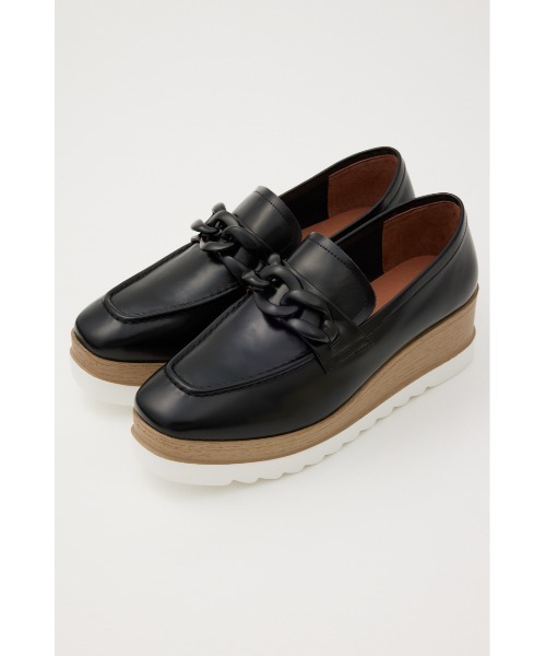 STACCATO(スタッカート)の「ジリアンモードプラットフォーム(ローファー・レディース・ブラック/ホワイト・24.5cm/24cm/23.5cm/23cm/22.5cm)」の2枚目の写真