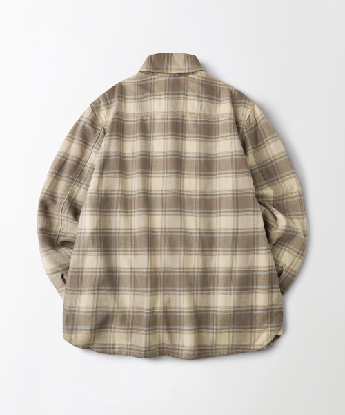 OUTSTANDING(アウトスタンディング)の「VINTAGE CHECK WORK SHIRT_BEIGE CHECK(シャツ/ブラウス・メンズ・その他・SMALL/MEDIUM/LARGE)」の2枚目の写真
