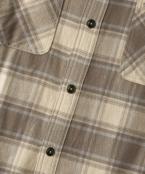 OUTSTANDING(アウトスタンディング)の「VINTAGE CHECK WORK SHIRT_BEIGE CHECK(シャツ/ブラウス・メンズ・その他・SMALL/MEDIUM/LARGE)」の4枚目の写真