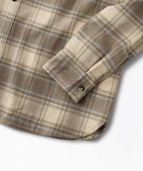 OUTSTANDING(アウトスタンディング)の「VINTAGE CHECK WORK SHIRT_BEIGE CHECK(シャツ/ブラウス・メンズ・その他・SMALL/MEDIUM/LARGE)」の6枚目の写真