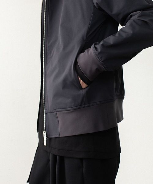 ATTACHMENT(アタッチメント)の「【LIMITED】ソロテックス ライトダブルクロス ジップアップ フーディー / SOLOTEX LIGHT DOUBLE CLOTH ZIP-UP HOODIE(パーカー・メンズ・ダークグレー/ブラック・1/2/3/4)」の11枚目の写真