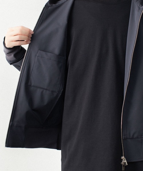 ATTACHMENT(アタッチメント)の「【LIMITED】ソロテックス ライトダブルクロス ジップアップ フーディー / SOLOTEX LIGHT DOUBLE CLOTH ZIP-UP HOODIE(パーカー・メンズ・ダークグレー/ブラック・1/2/3/4)」の13枚目の写真
