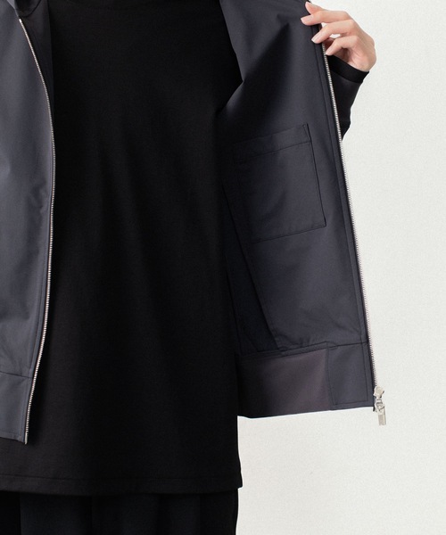 ATTACHMENT(アタッチメント)の「【LIMITED】ソロテックス ライトダブルクロス ジップアップ フーディー / SOLOTEX LIGHT DOUBLE CLOTH ZIP-UP HOODIE(パーカー・メンズ・ダークグレー/ブラック・1/2/3/4)」の14枚目の写真