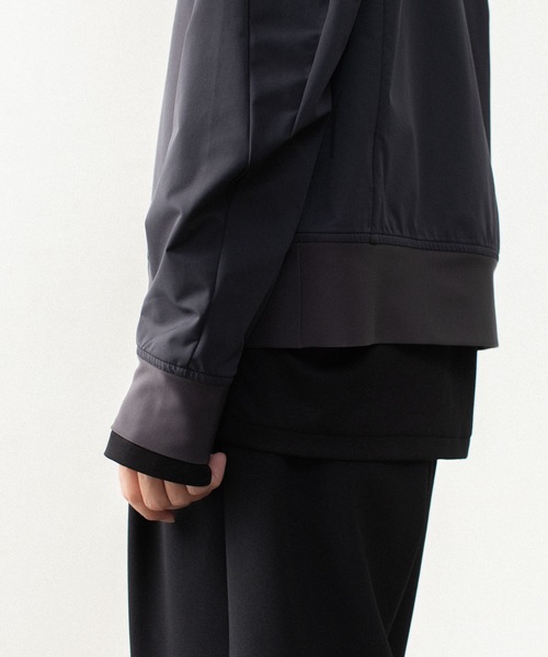 ATTACHMENT(アタッチメント)の「【LIMITED】ソロテックス ライトダブルクロス ジップアップ フーディー / SOLOTEX LIGHT DOUBLE CLOTH ZIP-UP HOODIE(パーカー・メンズ・ダークグレー/ブラック・1/2/3/4)」の15枚目の写真
