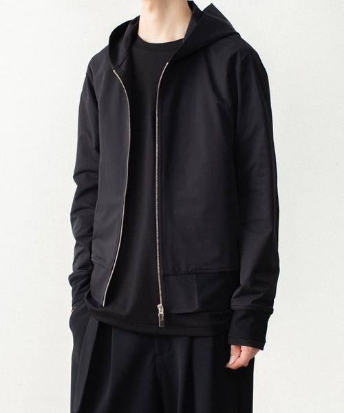 ATTACHMENT(アタッチメント)の「【LIMITED】ソロテックス ライトダブルクロス ジップアップ フーディー / SOLOTEX LIGHT DOUBLE CLOTH ZIP-UP HOODIE(パーカー・メンズ・ダークグレー/ブラック・1/2/3/4)」の18枚目の写真
