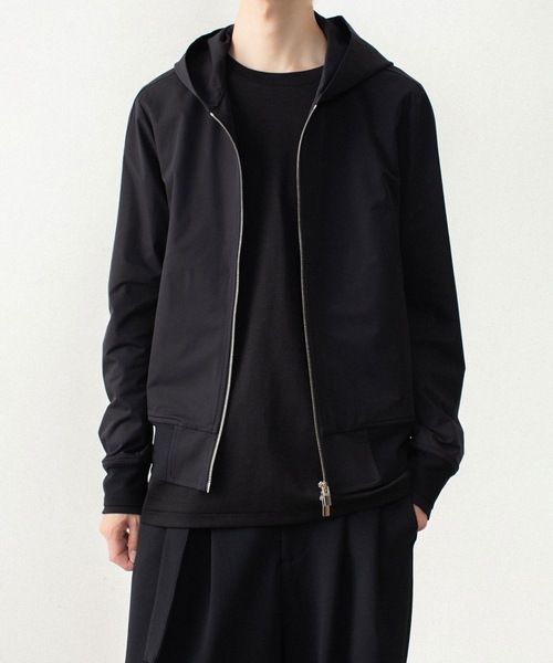 ATTACHMENT(アタッチメント)の「【LIMITED】ソロテックス ライトダブルクロス ジップアップ フーディー / SOLOTEX LIGHT DOUBLE CLOTH ZIP-UP HOODIE(パーカー・メンズ・ダークグレー/ブラック・1/2/3/4)」の17枚目の写真