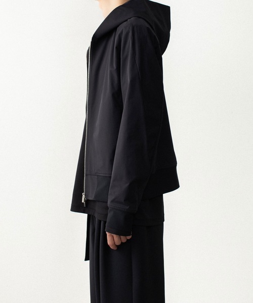 ATTACHMENT(アタッチメント)の「【LIMITED】ソロテックス ライトダブルクロス ジップアップ フーディー / SOLOTEX LIGHT DOUBLE CLOTH ZIP-UP HOODIE(パーカー・メンズ・ダークグレー/ブラック・1/2/3/4)」の20枚目の写真